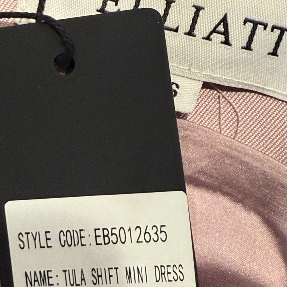 Elliatt Women's Pink Tula Shift Mini Dress Size S NWT formal - Picture 9 of 9